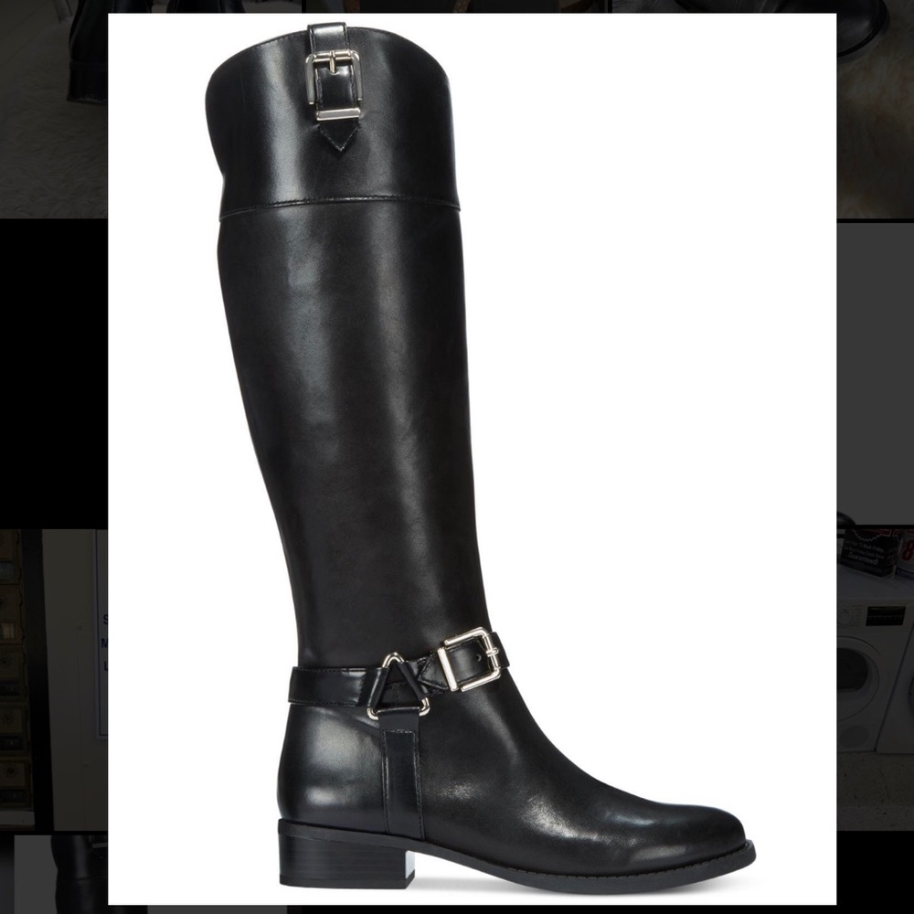 Black Leather Riding Boots size 6.5